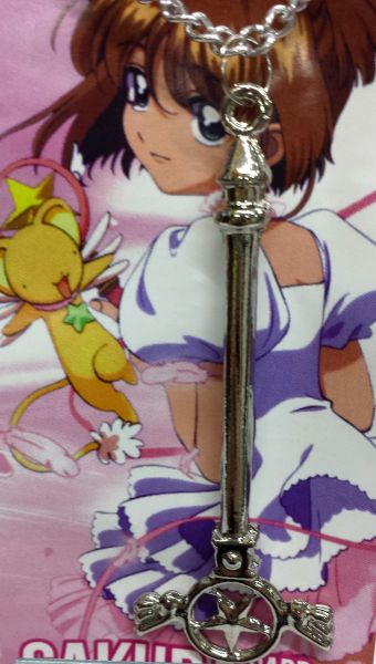 Colar Sakura Card Captor Báculo da Estrela