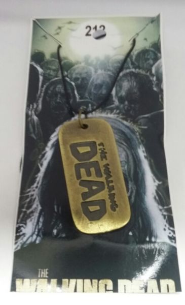 Colar The Walking Dead Placa