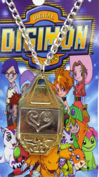 Colar Digimon Brasão Amor